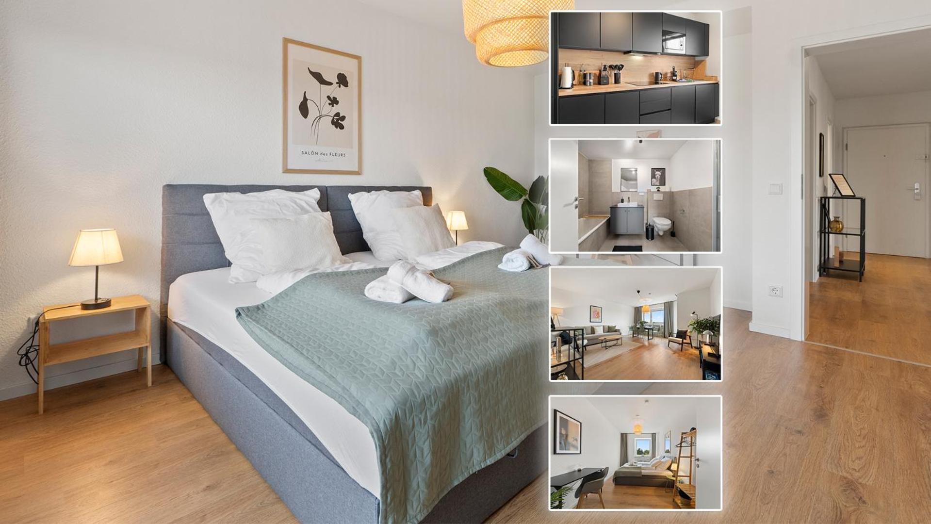 *Top* Moderne Wohnung - Naehe Koeln: Dom, Messe, Flughafen, Lanxess-Arena Bergisch Gladbach Eksteriør bilde